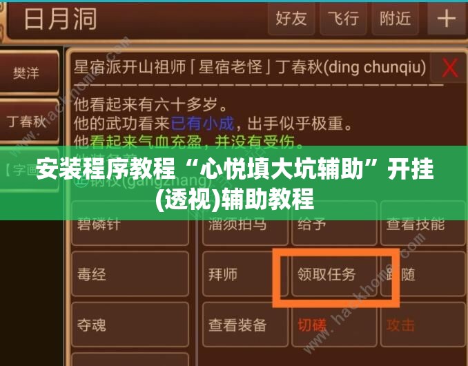 安装程序教程“心悦填大坑辅助	”开挂(透视)辅助教程