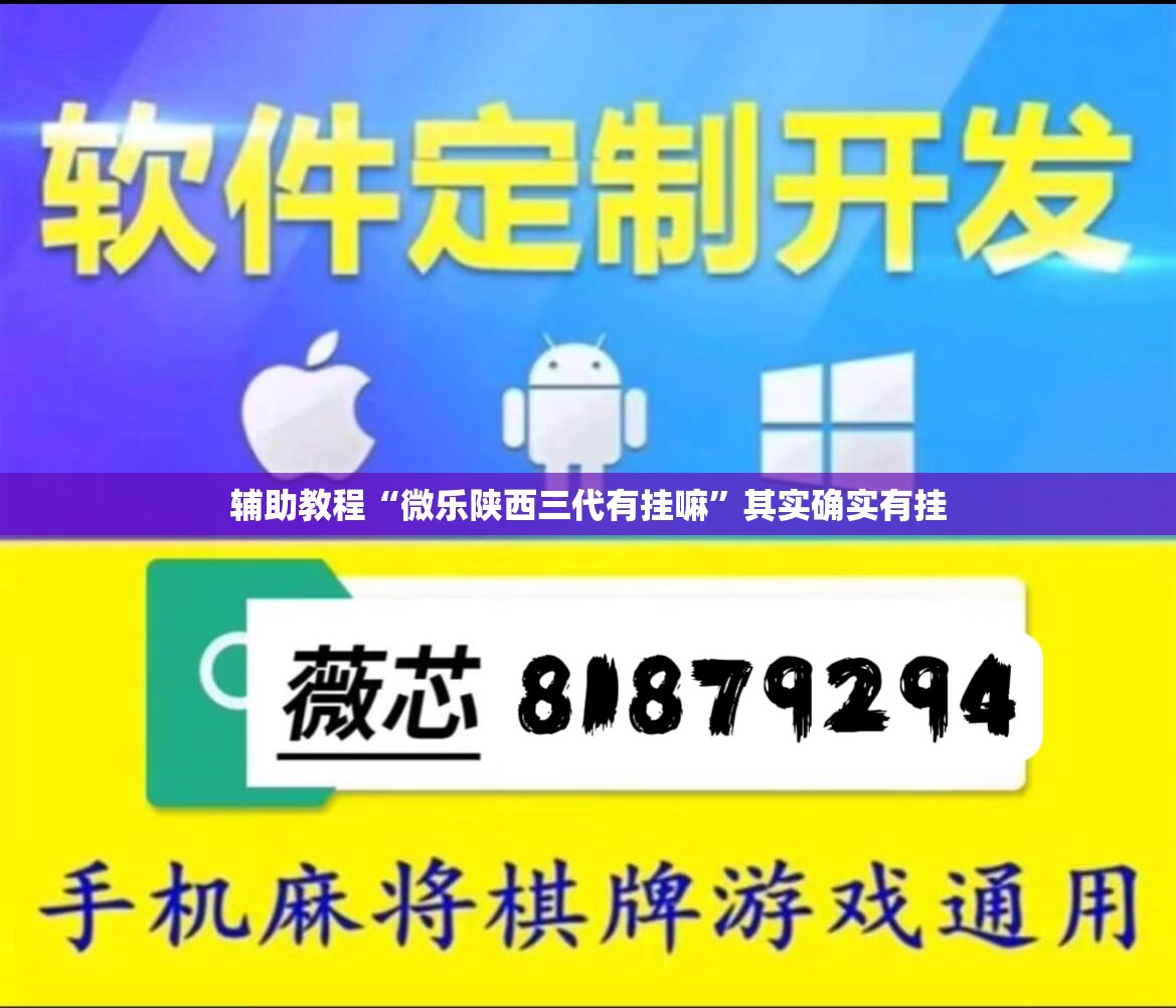辅助教程“微乐陕西三代有挂嘛	”其实确实有挂