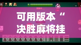 可用版本“决胜麻将挂先试用后付款	”开挂(透视)辅助神器