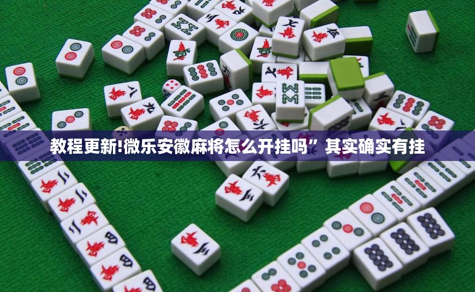 教程更新!微乐安徽麻将怎么开挂吗	”其实确实有挂