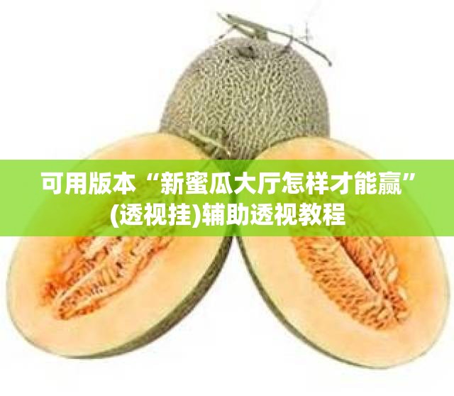 可用版本“新蜜瓜大厅怎样才能赢”(透视挂)辅助透视教程