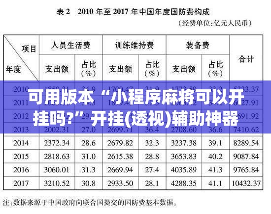 可用版本“小程序麻将可以开挂吗?	”开挂(透视)辅助神器