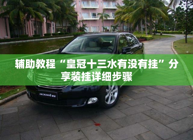 辅助教程“皇冠十三水有没有挂”分享装挂详细步骤