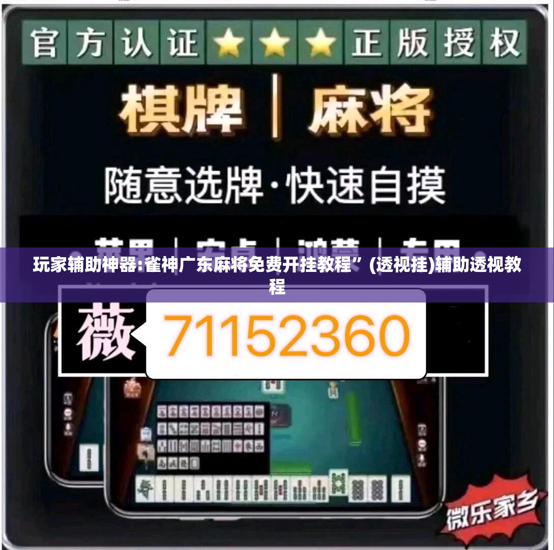 玩家辅助神器:雀神广东麻将免费开挂教程”(透视挂)辅助透视教程