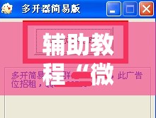 辅助教程“微乐陕西三代技巧”分享装挂详细步骤