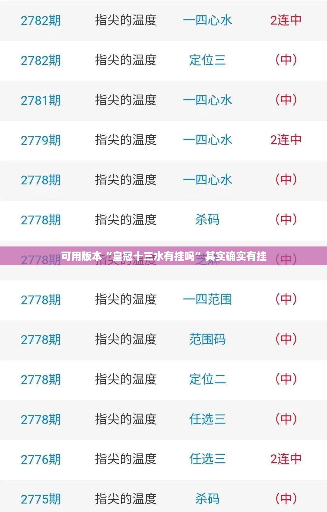 可用版本“皇冠十三水有挂吗”其实确实有挂