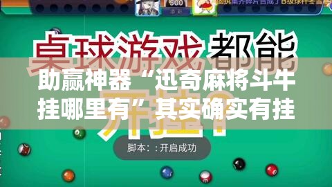 助赢神器“迅奇麻将斗牛挂哪里有”其实确实有挂