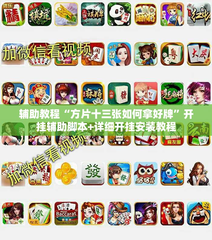 辅助教程“方片十三张如何拿好牌	”开挂辅助脚本+详细开挂安装教程