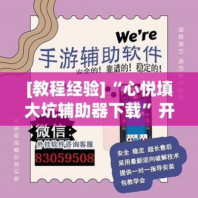 [教程经验]“心悦填大坑辅助器下载”开挂(透视)辅助教程
