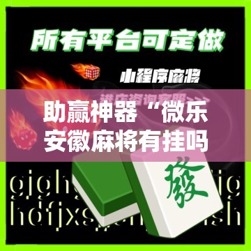 助赢神器“微乐安徽麻将有挂吗!辅助神器插件下载