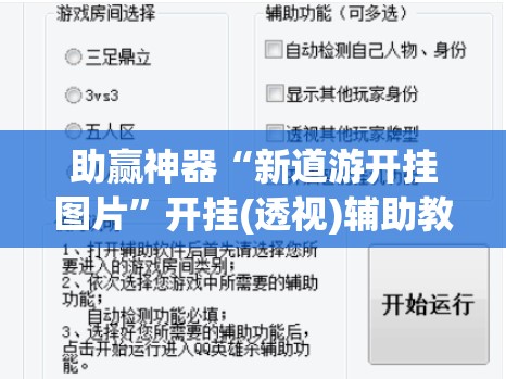 助赢神器“新道游开挂图片”开挂(透视)辅助教程