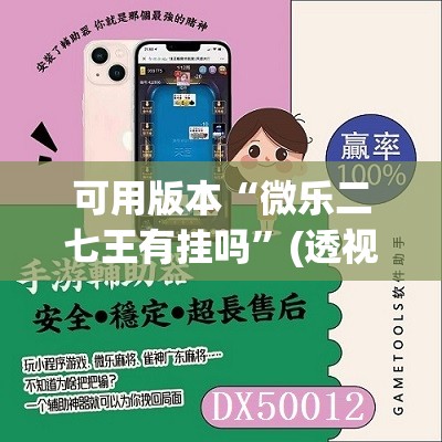 可用版本“微乐二七王有挂吗”(透视挂)辅助透视教程