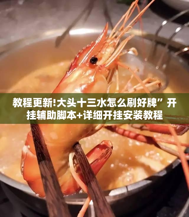 教程更新!大头十三水怎么刷好牌”开挂辅助脚本+详细开挂安装教程