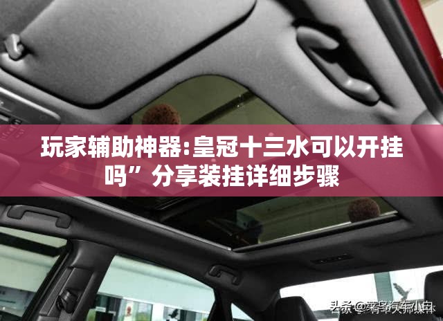 玩家辅助神器:皇冠十三水可以开挂吗	”分享装挂详细步骤