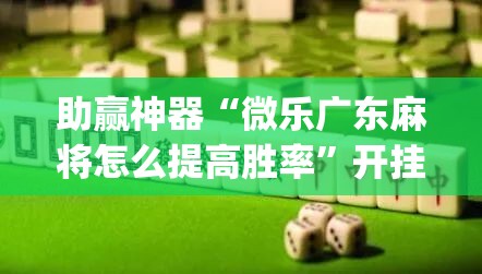 助赢神器“微乐广东麻将怎么提高胜率”开挂(透视)辅助神器