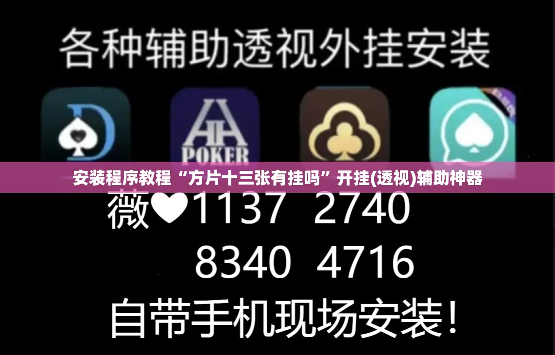 安装程序教程“方片十三张有挂吗”开挂(透视)辅助神器