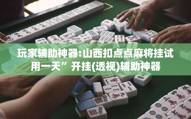 玩家辅助神器:山西扣点点麻将挂试用一天”开挂(透视)辅助神器