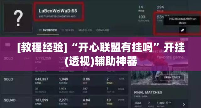 [教程经验]“开心联盟有挂吗”开挂(透视)辅助神器