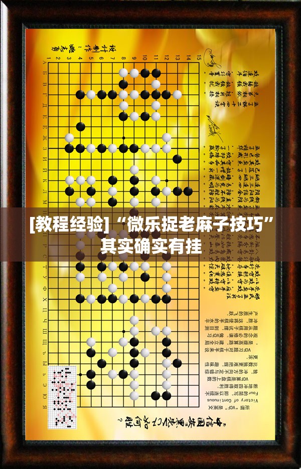 [教程经验]“微乐捉老麻子技巧”其实确实有挂