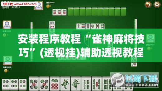 安装程序教程“雀神麻将技巧”(透视挂)辅助透视教程