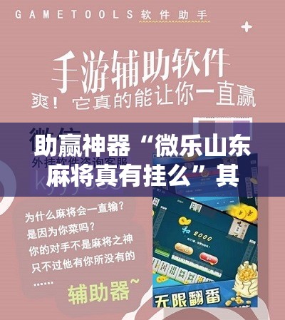 助赢神器“微乐山东麻将真有挂么”其实确实有挂