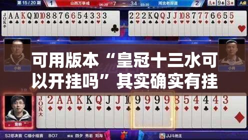 可用版本“皇冠十三水可以开挂吗”其实确实有挂