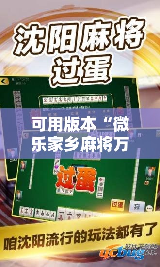 可用版本“微乐家乡麻将万能开挂器通用版	”分享装挂详细步骤