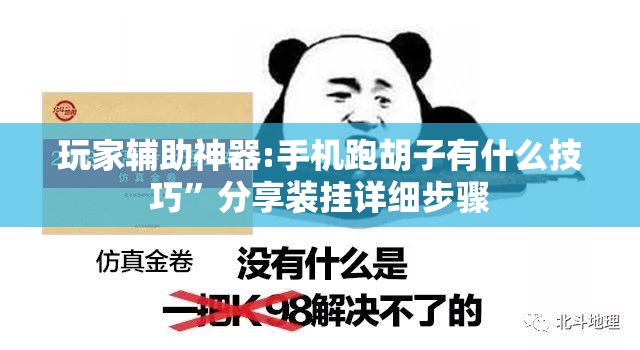 玩家辅助神器:手机跑胡子有什么技巧”分享装挂详细步骤