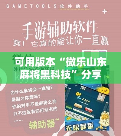 可用版本“微乐山东麻将黑科技”分享装挂详细步骤