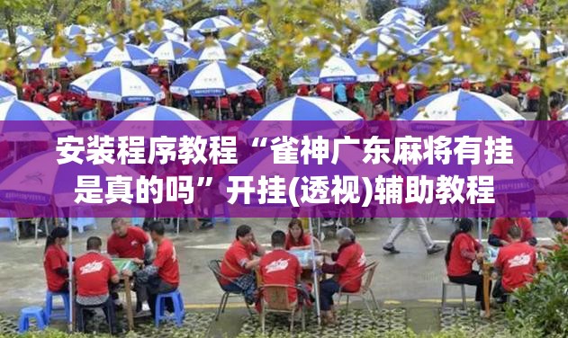 安装程序教程“雀神广东麻将有挂是真的吗	”开挂(透视)辅助教程