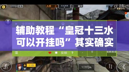 辅助教程“皇冠十三水可以开挂吗”其实确实有挂