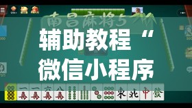 辅助教程“微信小程序微乐麻将必赢神器”开挂(透视)辅助教程