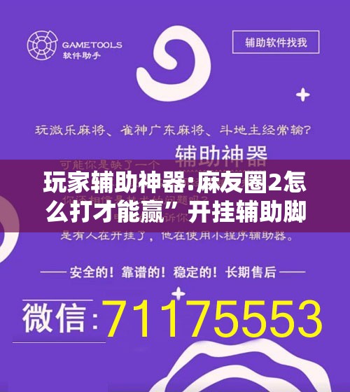 玩家辅助神器:麻友圈2怎么打才能赢	”开挂辅助脚本+详细开挂安装教程