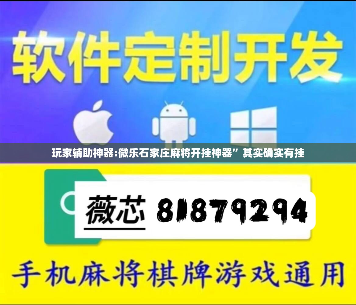 玩家辅助神器:微乐石家庄麻将开挂神器	”其实确实有挂