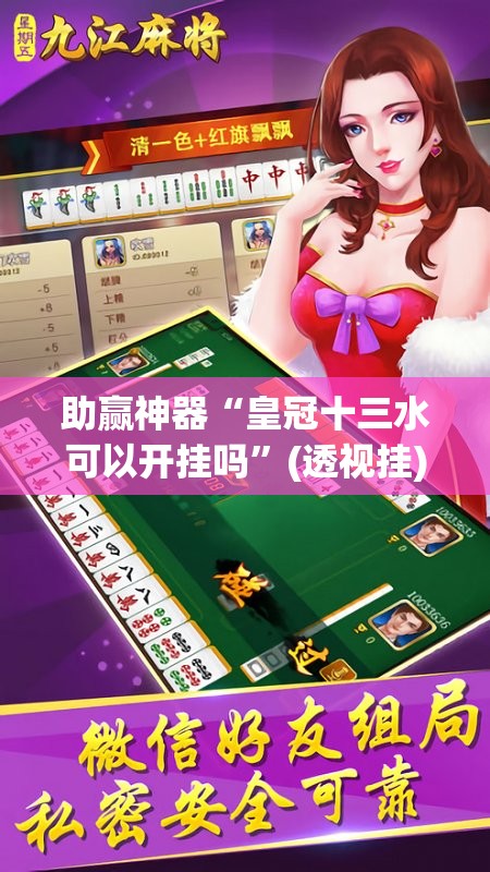 助赢神器“皇冠十三水可以开挂吗	”(透视挂)辅助透视教程
