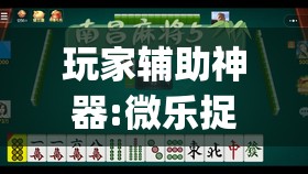 玩家辅助神器:微乐捉鸡麻将小程序开挂神器下载安装”开挂(透视)辅助神器