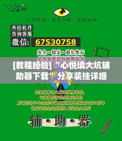 [教程经验]“心悦填大坑辅助器下载	”分享装挂详细步骤