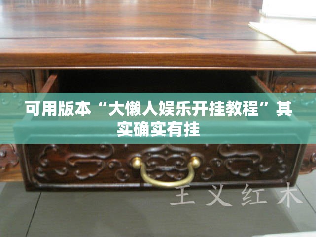 可用版本“大懒人娱乐开挂教程”其实确实有挂