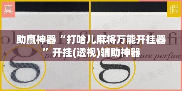 助赢神器“打哈儿麻将万能开挂器”开挂(透视)辅助神器