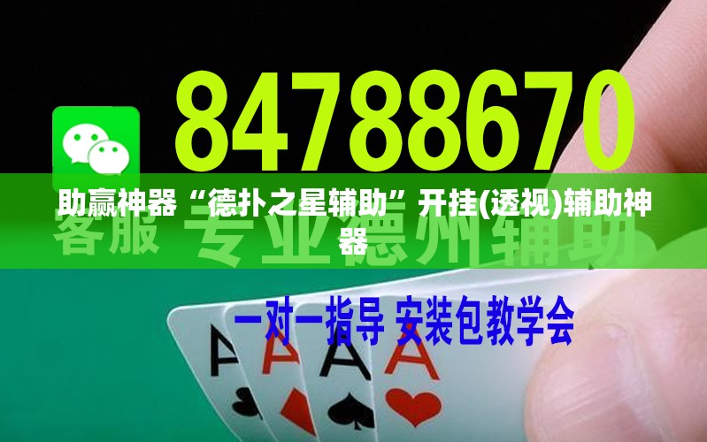 助赢神器“德扑之星辅助”开挂(透视)辅助神器