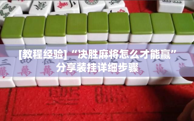 [教程经验]“决胜麻将怎么才能赢”分享装挂详细步骤
