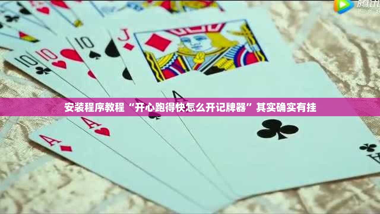 安装程序教程“开心跑得快怎么开记牌器”其实确实有挂