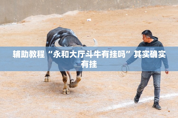 辅助教程“永和大厅斗牛有挂吗”其实确实有挂