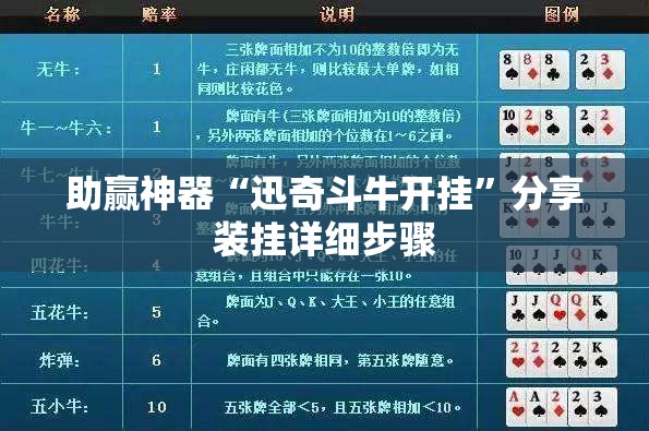 助赢神器“迅奇斗牛开挂”分享装挂详细步骤