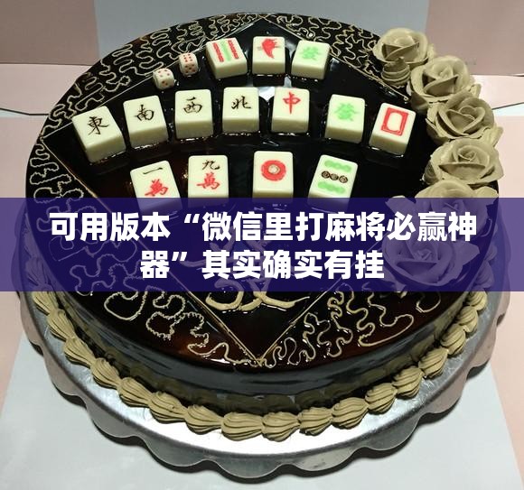 可用版本“微信里打麻将必赢神器”其实确实有挂