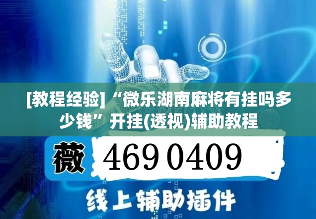 [教程经验]“微乐湖南麻将有挂吗多少钱”开挂(透视)辅助教程