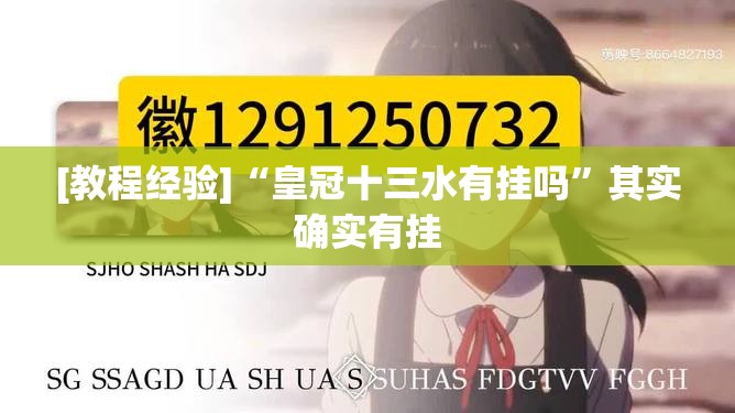 [教程经验]“皇冠十三水有挂吗”其实确实有挂
